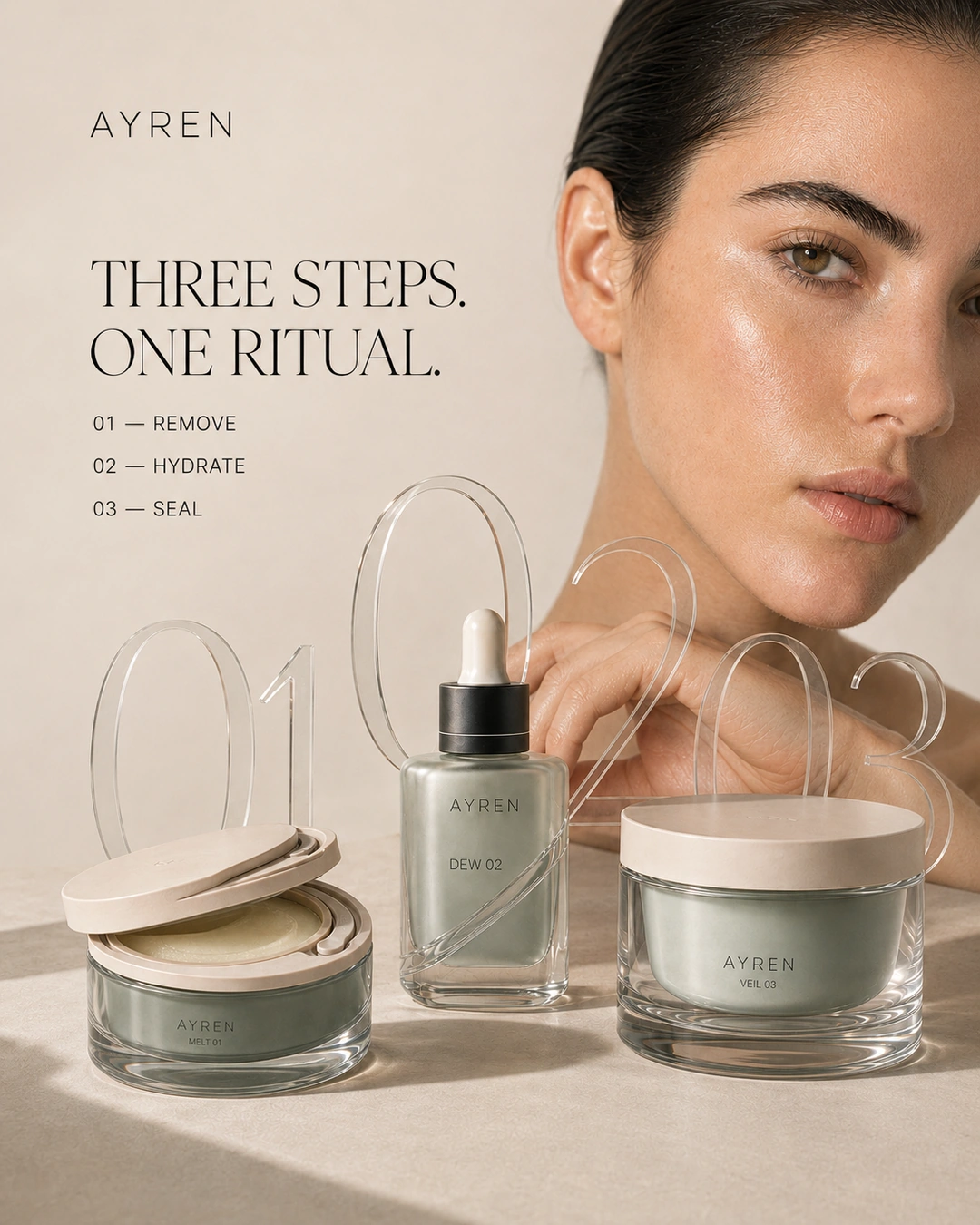 AYREN three-product ritual family post