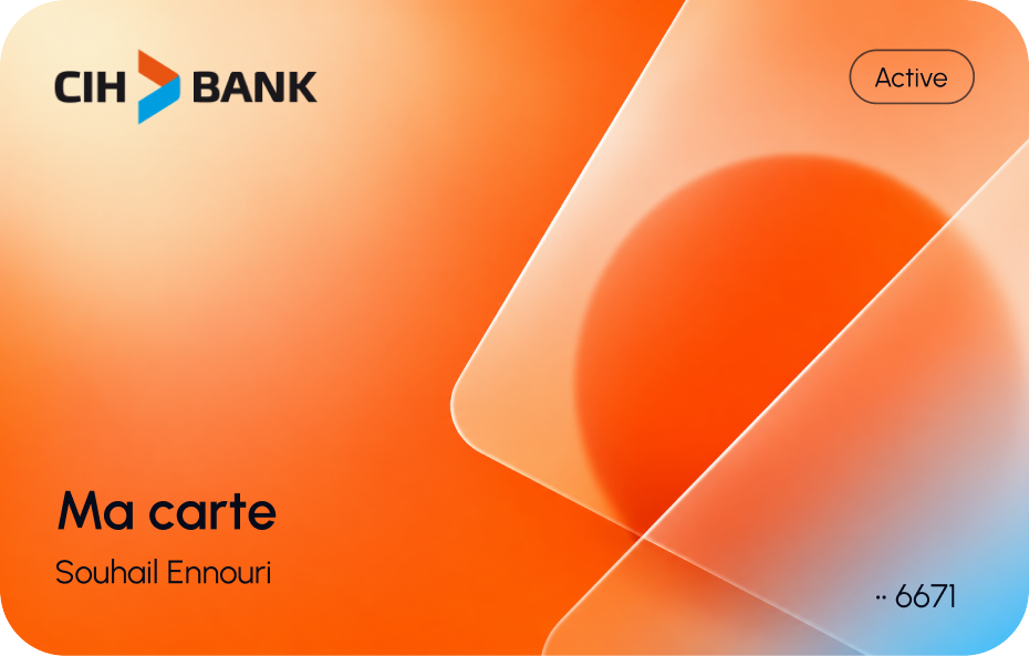 orange CIH card concept